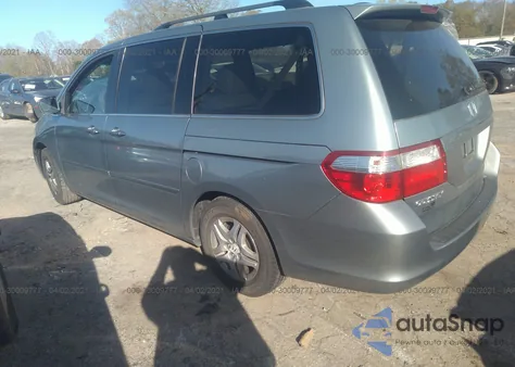 2007 Honda Odyssey Ex-L z USA, uszkodzony, nr VIN 5FNRL38797B083506